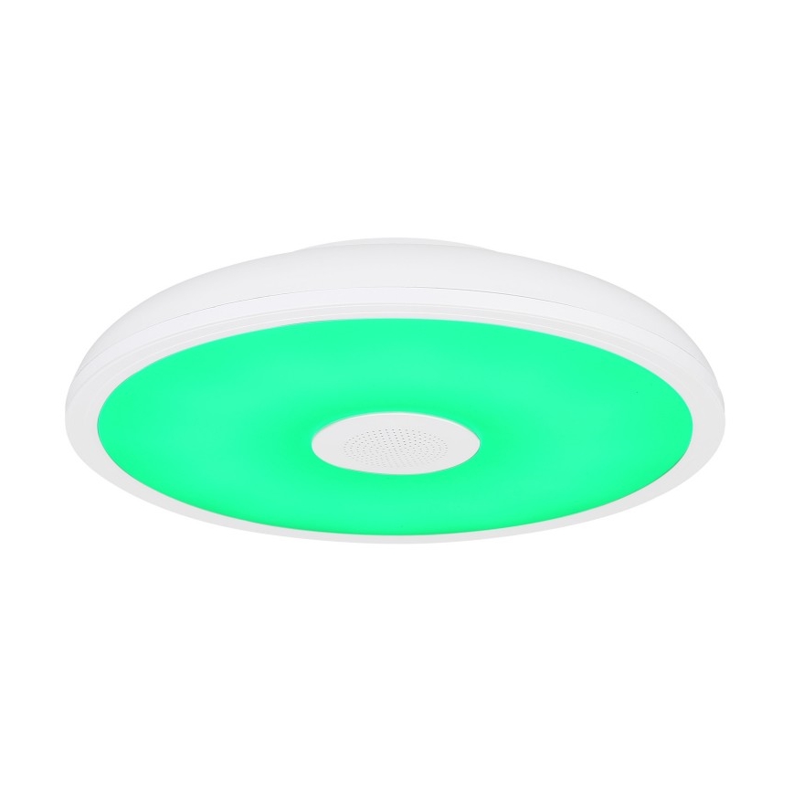 Globo - LED RGBW Aptumšojama vannas istabas lampa ar skaļruni LED/18W/230V 3000-6500K IP44 + tālvadības pults