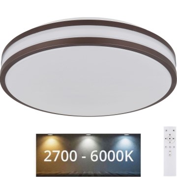 Globo - LED RGBW Aptumšojama griestu lampa LED/18W/230V 2700-6000K + tālvadības pults