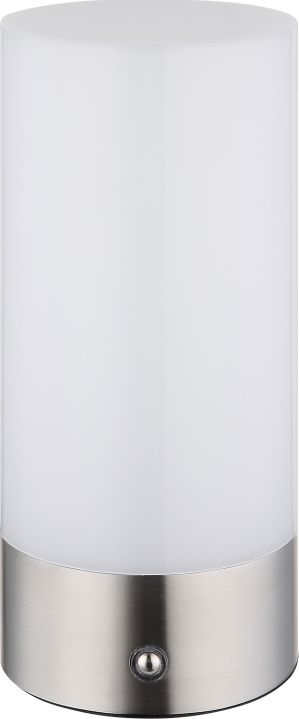 Globo - LED RGBW Aptumšojama skārienvadāma āra galda lampa LED/1,8W/5V 1500 mAh IP44 matēts hroms