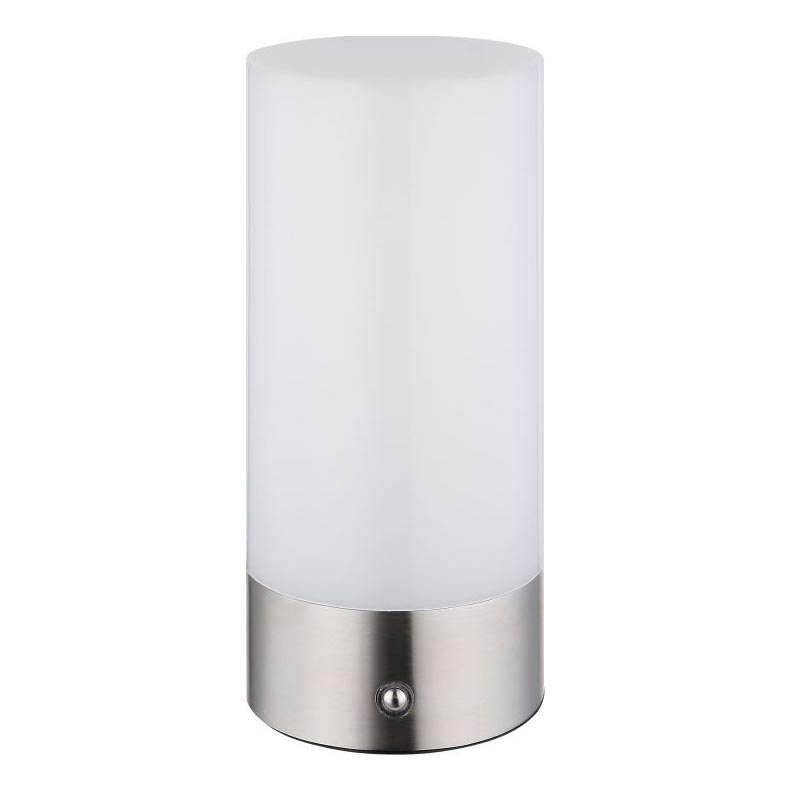 Globo - LED RGBW regulējama pieskāriena āra galda lampa LED/1,8W/5V 1500 mAh IP44 matēts hroms