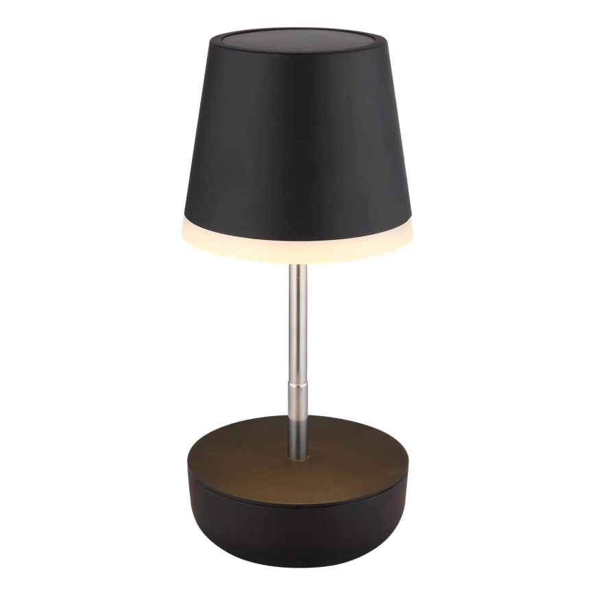 Globo - LED Saules enerģijas lampa 10xLED/0,06W/3V IP44 melna