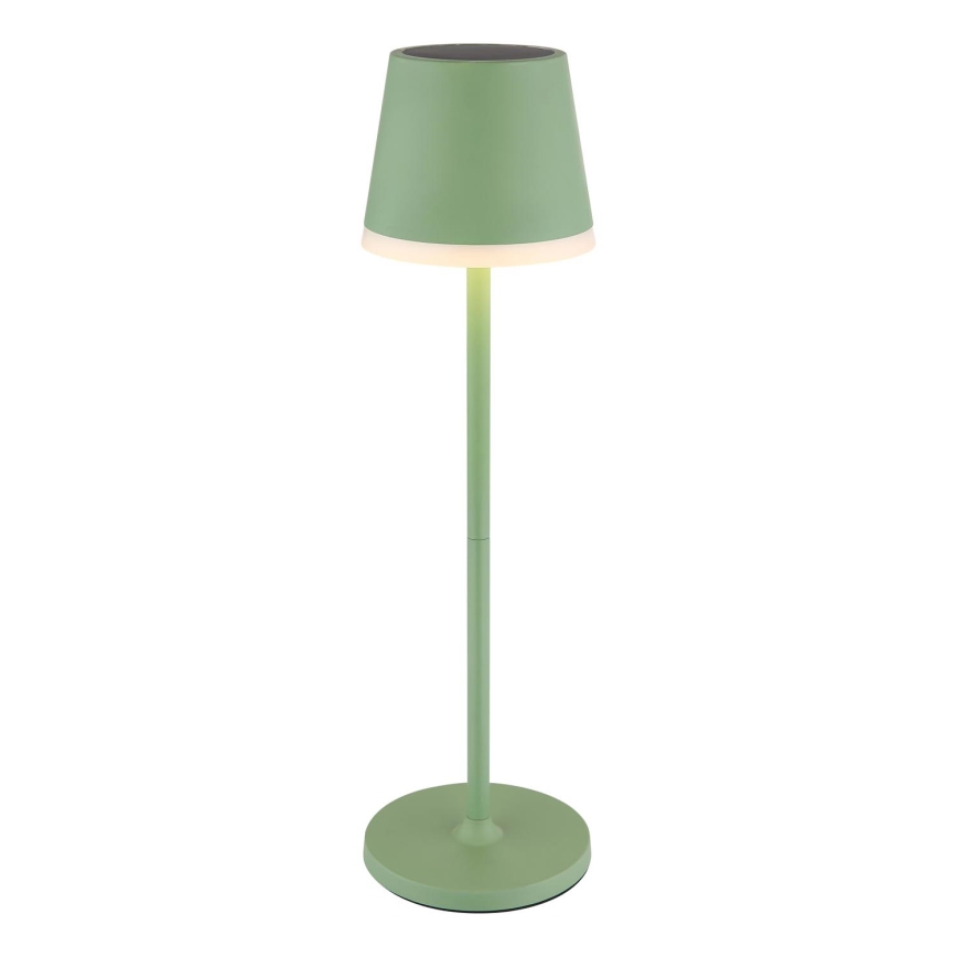 Globo - LED Saules enerģijas lampa LED/0,06W/3V 3000K IP44 1200 mAh zaļa