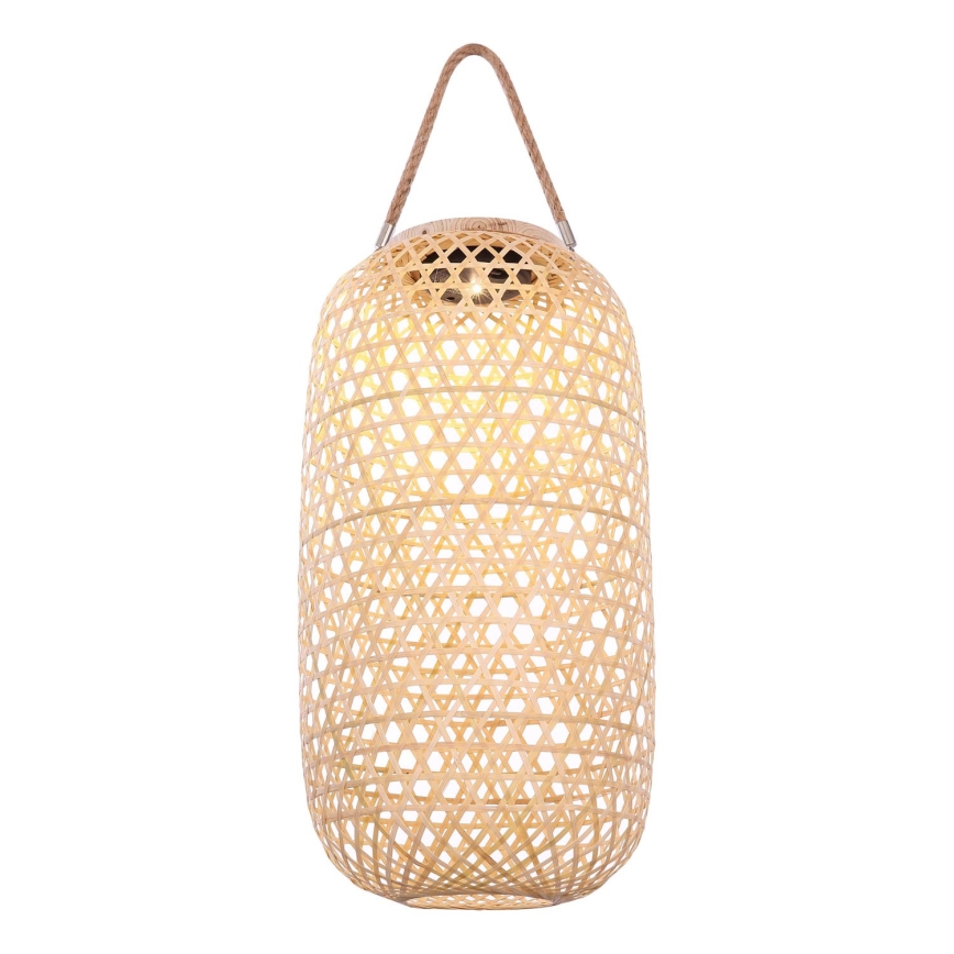 Globo - LED Saules enerģijas lampa LED/0,06W/3V bambusa IP44 600 mAh
