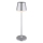 Globo - LED Saules enerģijas lampa LED/0,6W/3V 3000K IP44 1200 mAh matēts hroms