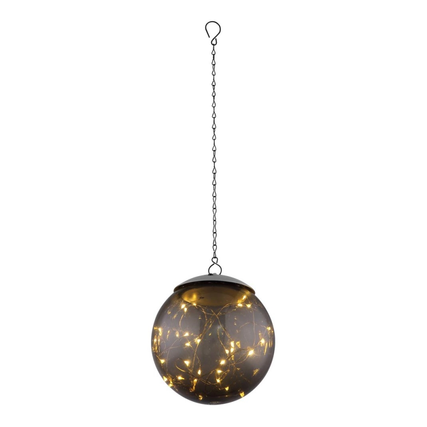 Globo - LED Saules enerģijas lustra ķēdē 20xLED/0,06W/1,2V d. 15 cm IP44 600 mAh
