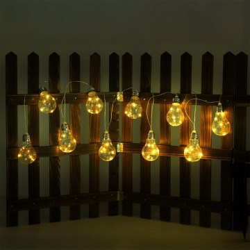 Globo - LED Saules enerģijas virtene 10xLED/0,06W/3,2V 380 cm IP44