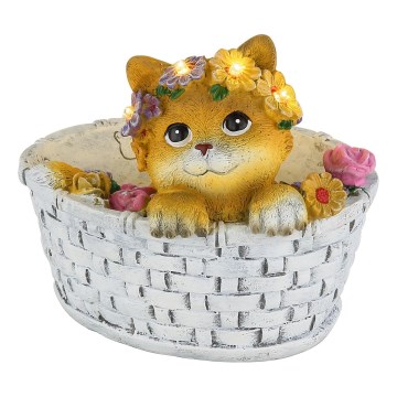 Globo - LED saules gaismeklis LED/1,2V IP44 300 mAh kaķis