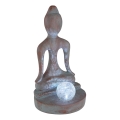 Globo - LED saules gaismeklis LED/3V IP44 200 mAh Buddhas statuja