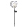 Globo - LED saules gaismeklis LED/3V IP44 300 mAh sudraba sirds