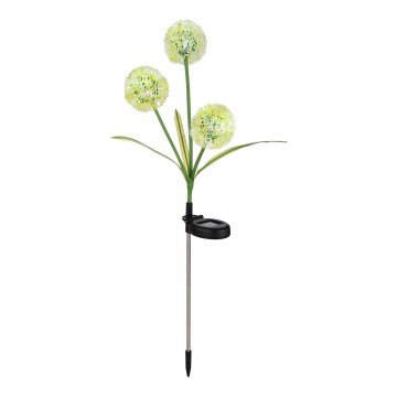 Globo - LED saules lampa 3xLED/0,06W/3V 5000K IP44 200 mAh dzeltena