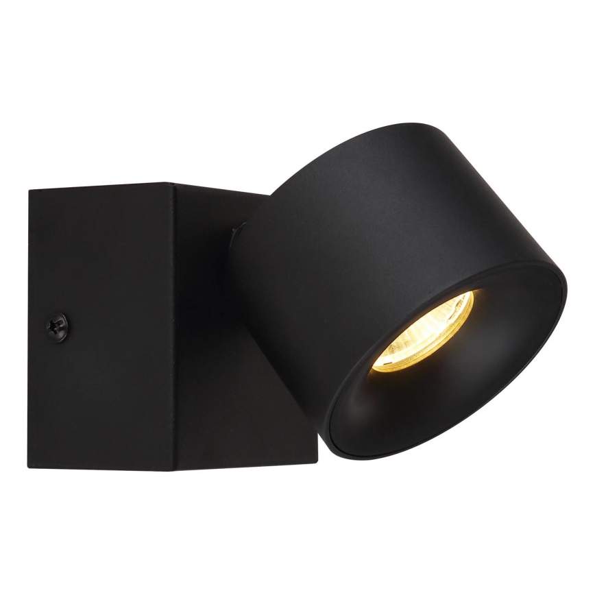 Globo - LED Sienas starmetis LED/6W/230V melna