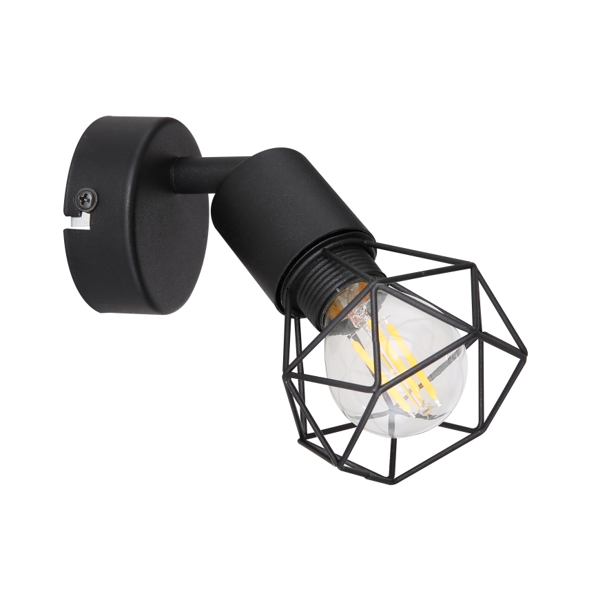 Globo - LED Sienas starmetis 1xE14/6W/230V melna