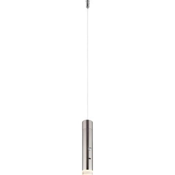 Globo - LED skārienjutīgs un spilgtuma regulējams uzlādējams gaismeklis 2v1 LED/2W/230/5V, matēts hroms