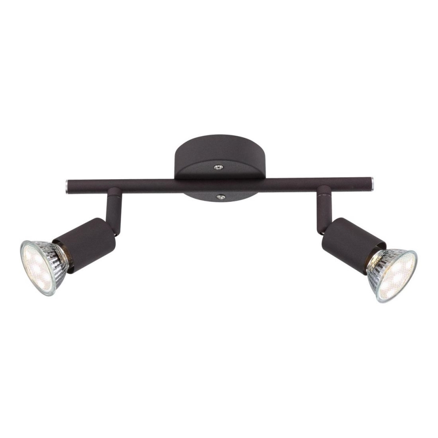 Globo - LED Starmetis 2xGU10/3W/230V melna