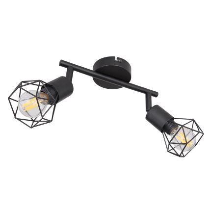 Globo - LED Starmetis 2xE14/6W/230V melna