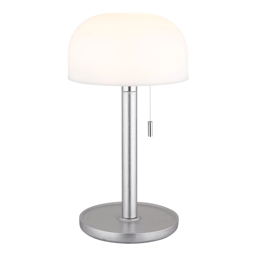 Globo - LED Uzlādējama galda lampa LED/1,5W/3,7V 3000/4200/6000K 1800mAh sudraba