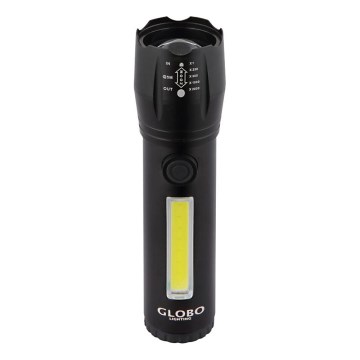 Globo - LED Uzlādējama lukturis LED/3W/5V + COB/3W 5500K 1200 mAh