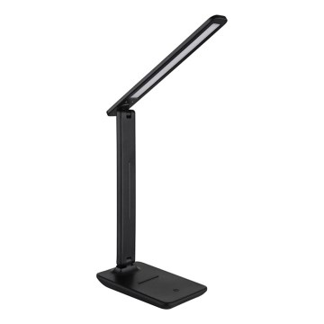 Globo - LED uzlīmes pieskāriena regulējama uzlādes galda lampa LED/5W/5V 2700/4000/6500K 1800 mAh melna