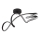 Globo - LED Virsapmetuma lustra LED/30W/230V melna