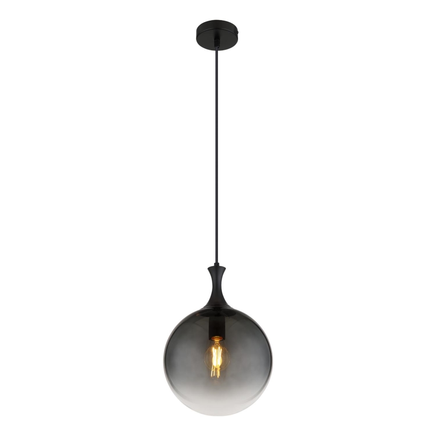 Globo - Lustra ar auklu 1xE27/10W/230V d. 25 cm melna