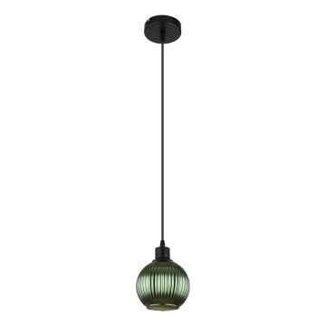 Globo - Lustra ar auklu 1xE27/25W/230V d. 15 cm zaļa