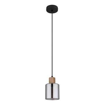 Globo - Lustra ar auklu 1xE27/25W/230V melna d. 12 cm