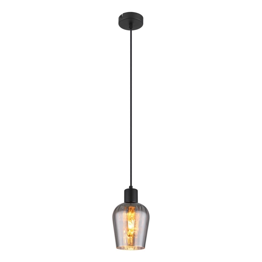 Globo - Lustra ar auklu 1xE27/40W/230V d. 13,5 cm melna