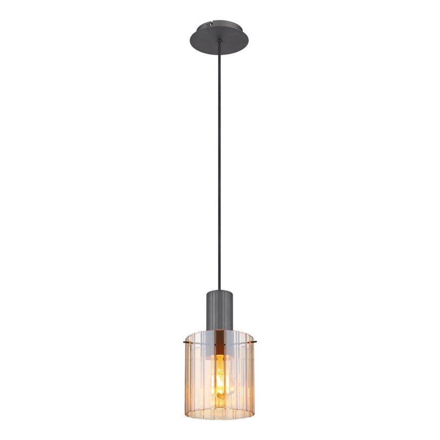 Globo - Lustra ar auklu 1xE27/40W/230V d. 18 cm brūna