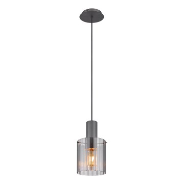 Globo - Lustra ar auklu 1xE27/40W/230V d. 18 cm pelēka