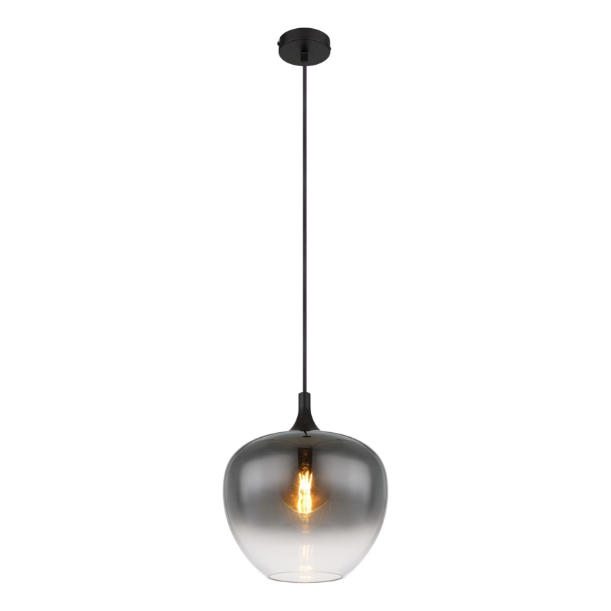 Globo - Lustra ar auklu 1xE27/60W/230V d. 29 cm melna