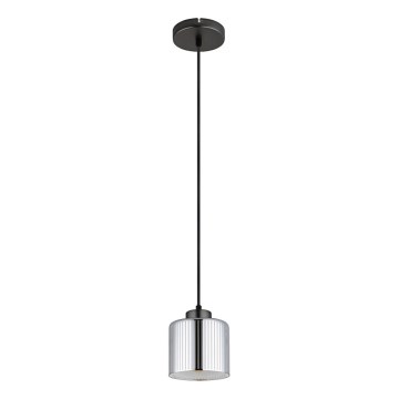 Globo - Lustra ar auklu 1xE27/60W/230V spīdīgi hromēts d. 14 cm