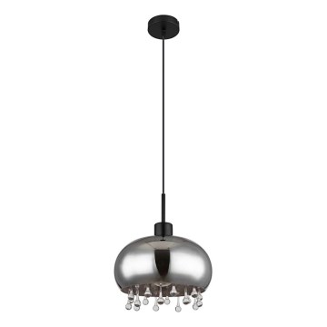 Globo - Lustra ar auklu 1xE27/9W/230V d. 28 cm melna