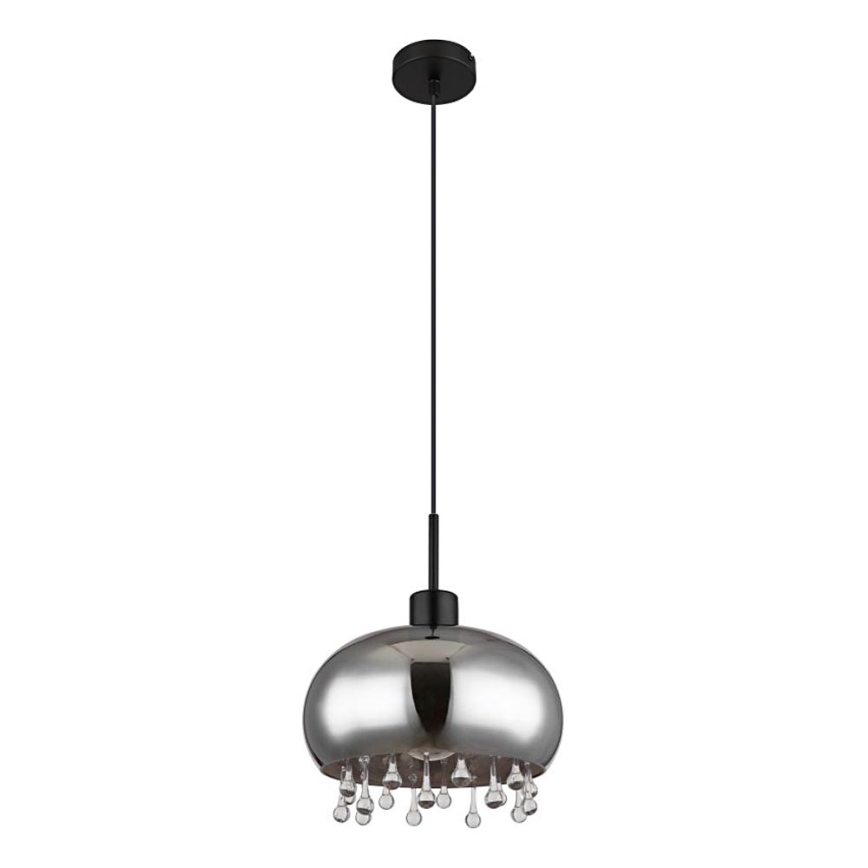 Globo - Lustra ar auklu 1xE27/9W/230V d. 28 cm melna