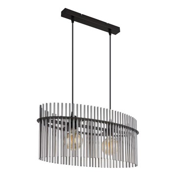 Globo - Lustra ar auklu 2xE27/60W/230V melna