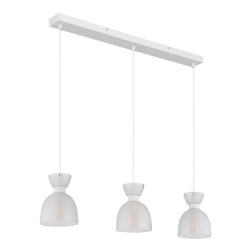 Globo - Lustra ar auklu 3xE14/40W/230V balta