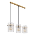 Globo - Lustra ar auklu 3xE27/60W/230V zelta