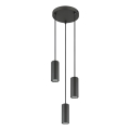 Globo - Lustra ar auklu 3xGU10/25W/230V melna