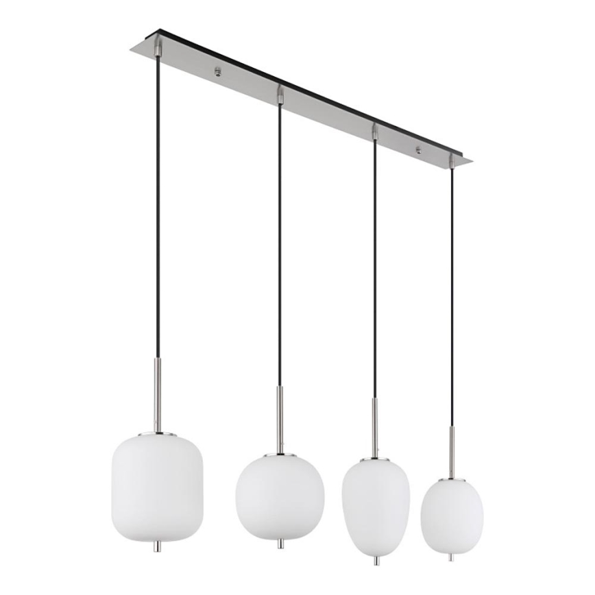 Globo - Lustra ar auklu 4xE14/40W/230V balta