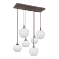 Globo - Lustra ar auklu 6xE27/40W/230V balta