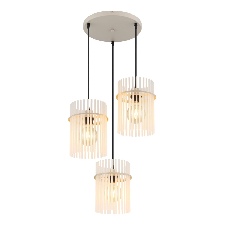 Globo - Lustra ar vadu 3xE27/60W/230V