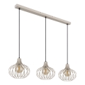 Globo - Pakaramā lampa ar vadu 3xE27/40W/230V, bēša
