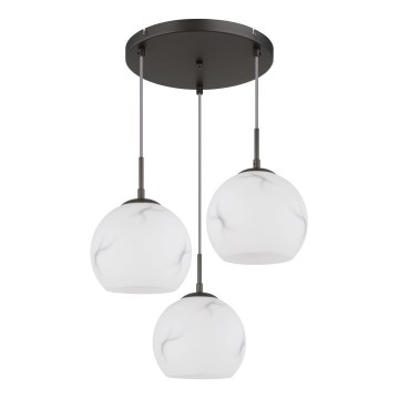 Globo - Pakaramā lustra uz kabeļa 3xE27/60W/230V Ø 42,5 cm