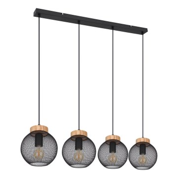 Globo - Pakaramā lustra uz troses 4xE27/40W/230V