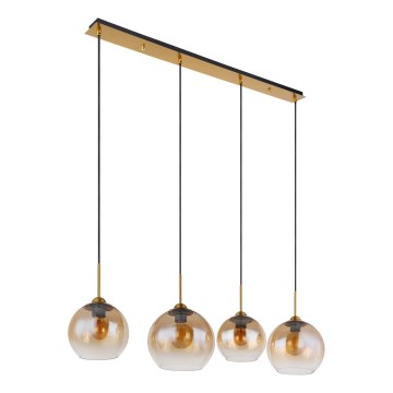 Globo - Pakaramā lustra uz vada 4xE27/60W/230V misiņš