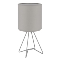 Globo - pelēka galda lampa 1xE14/40W/230V