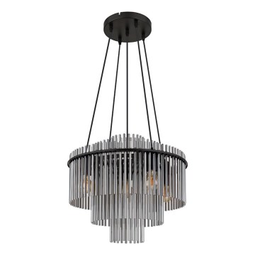 Globo - Piekaramā lustra uz kabeļa 5xE27/60W/230V melna