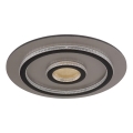 Globo - regulējama LED griestu lampa LED/40W/230V 3000-6500K Ø 45 cm melna + tālvadība