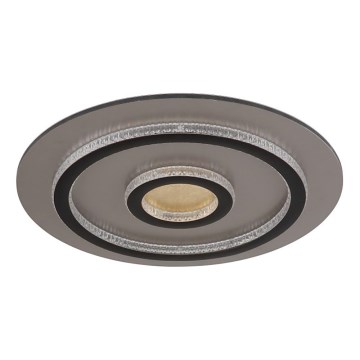 Globo - regulējama LED griestu lampa LED/40W/230V 3000-6500K Ø 45 cm melna + tālvadība