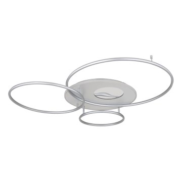 Globo - regulējama LED griestu lampa LED/70W/230V 2700-6500K matēts hroms + tālvadība