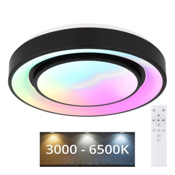 Globo - RGBW Aptumšojama griestu lampa LED/24W/230V 3000-6500K+ tālvadības pults